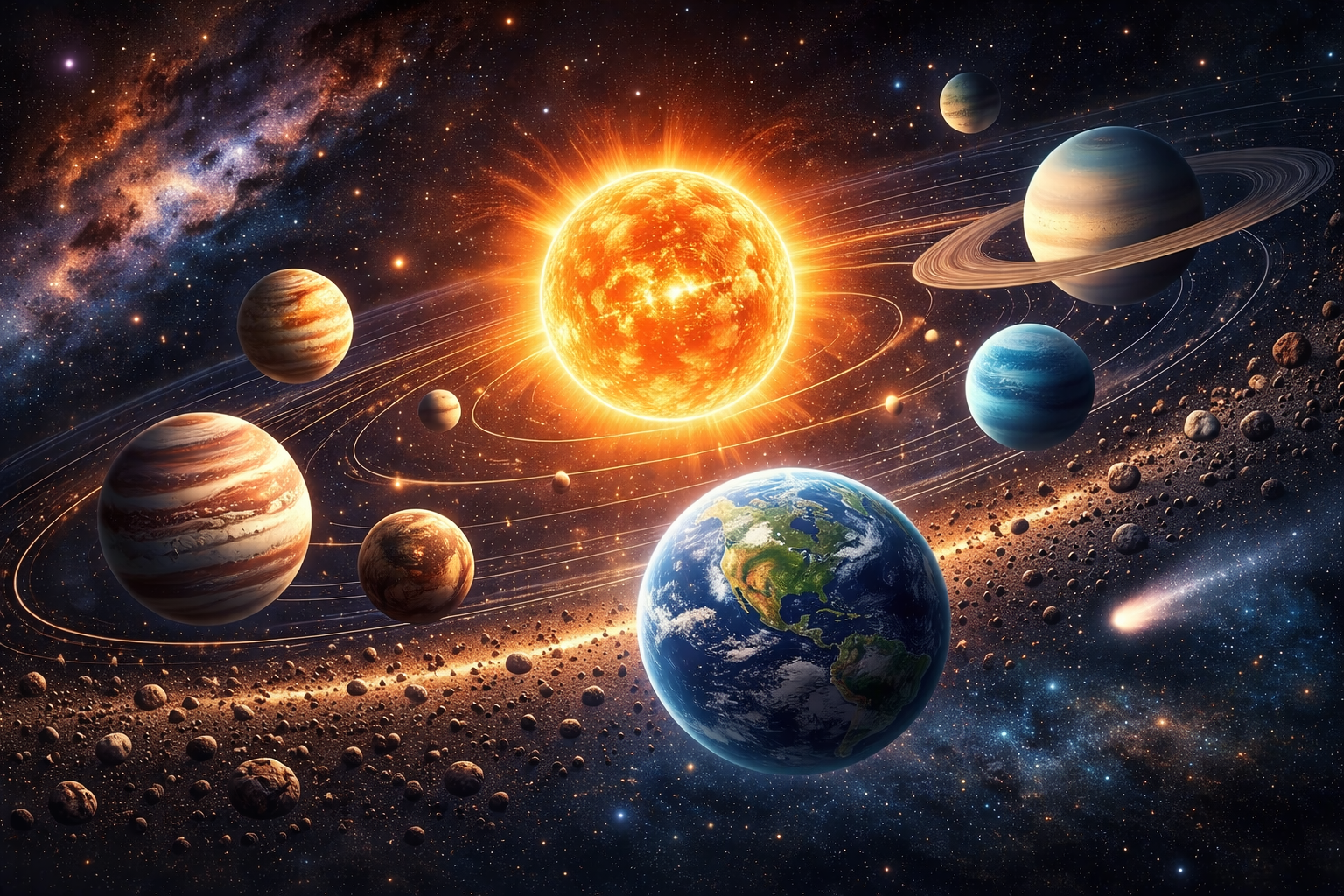 The Solar System: Structure, Planets and Formation